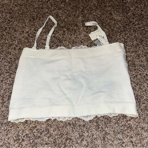 Anthropologie Lace-Back bralette